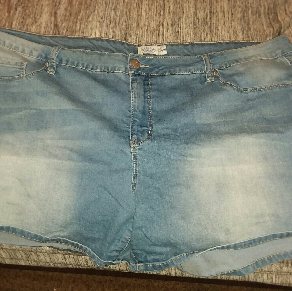 Light Blue Jean Shorts